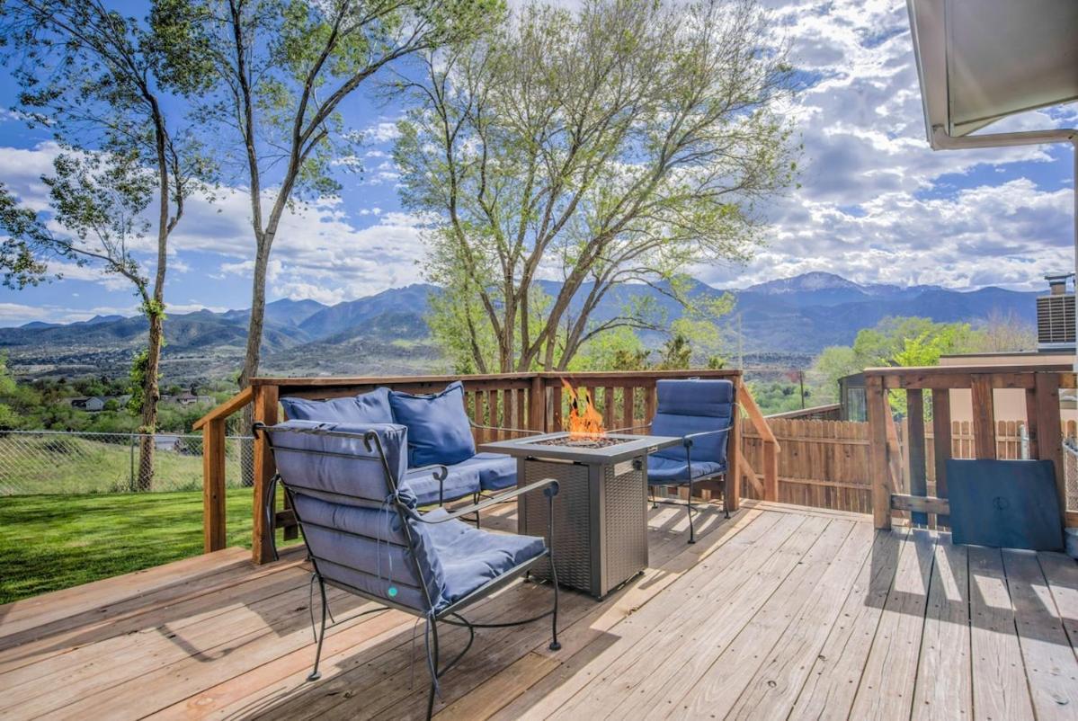 Kings Overlook Hot Tub W Pikes Peak Views Colorado Springs Eksteriør bilde